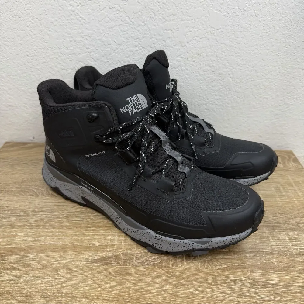 The North Face Men's Vectiv Exploris Mid Futurelight Boots Size 14 Black Outdoor